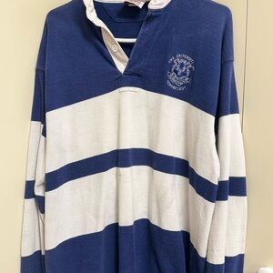 vintage game worn 1990 UConn Huskies Rugby Jersey Barbarian Univ Connecticut XL